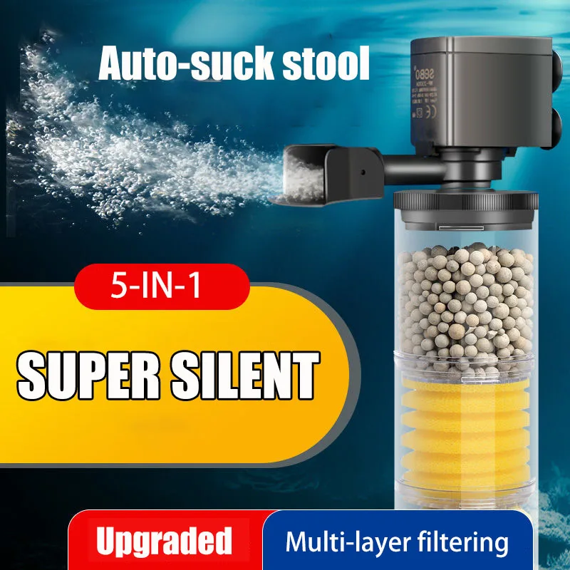 Marine Aquarium Wave Maker - 220 V 50Hz Sessiz Filtre Akvaryum