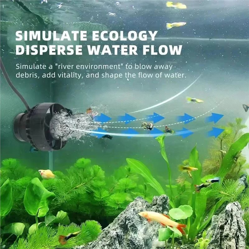 Marine Aquarium Wave Maker - A23P SLW10 Sessiz Dalga Makinesi Pompası