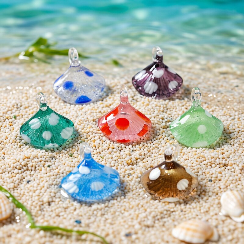 Aquarium Innovative Marine - Renkli Mini Deniz Kabuğu Charm Cam