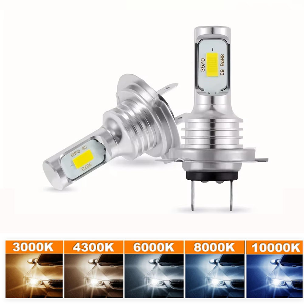 Actinic Blue Led - 2 adet H7 H4 8000K Buz