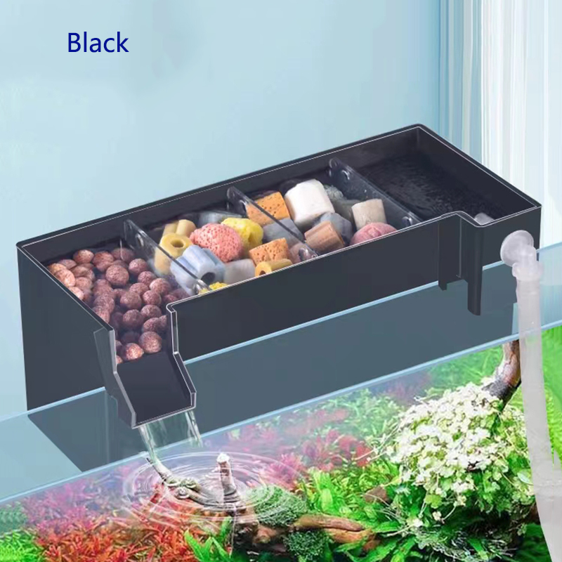 4 in 1 balık tankı dış filtre  - Marine Aquarium Overflow Box incelemesi ve fiyatı