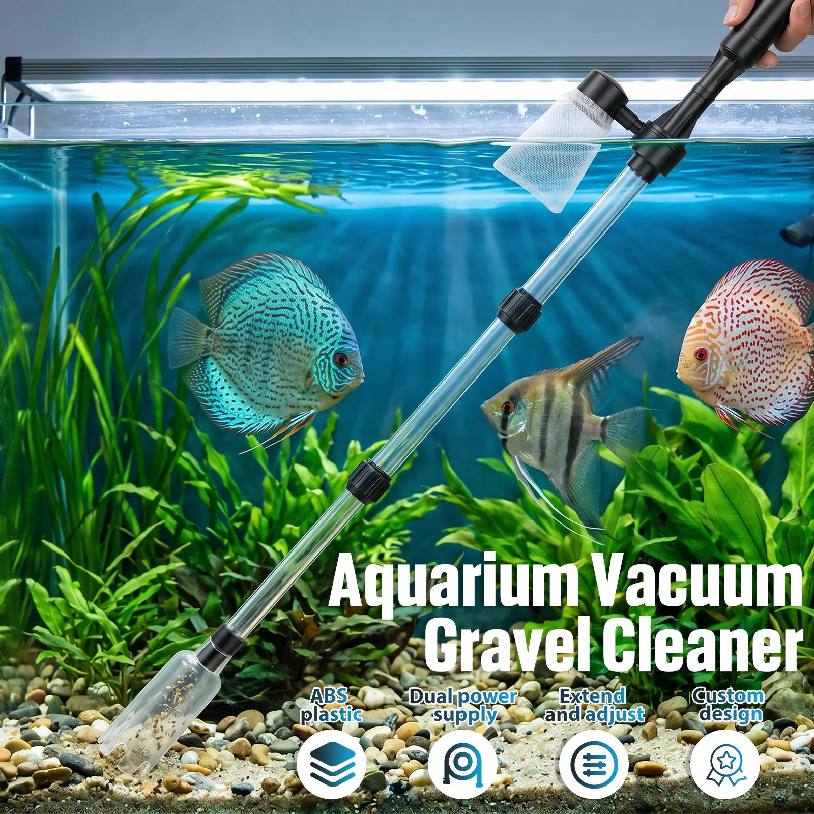 Akvaryum Vakumlu Çakıl Temizle - Marine Aquarium Vacuum incelemesi ve fiyatı