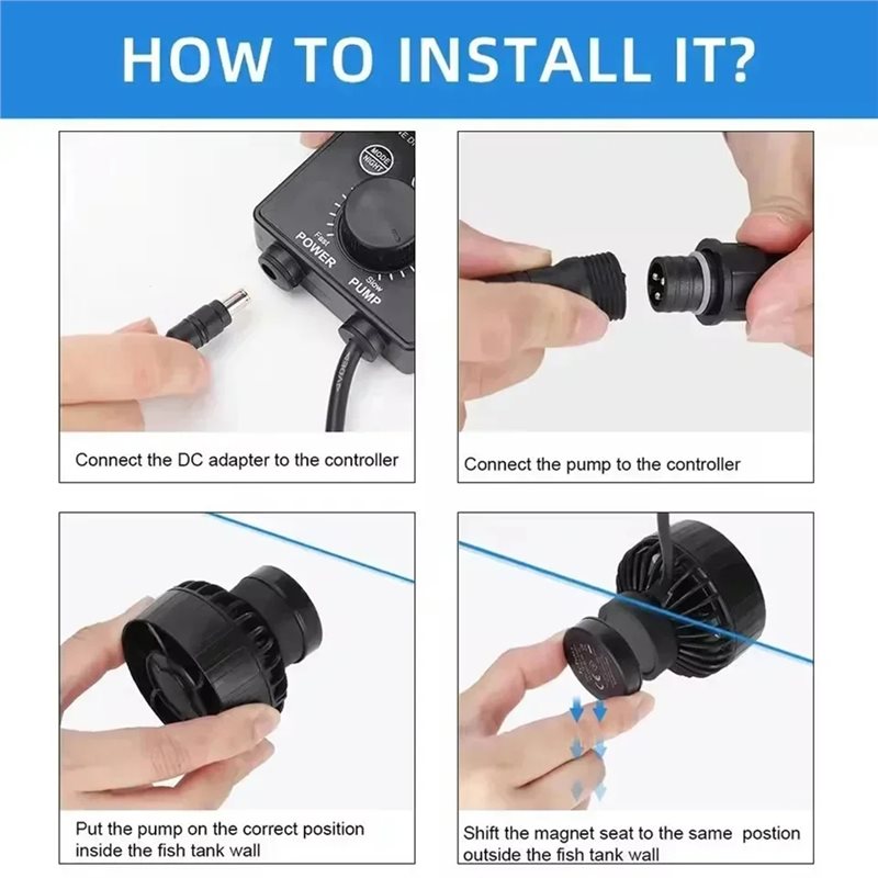 A23P SLW10 Sessiz Dalga Makine - Marine Aquarium Wave Maker incelemesi ve fiyatı