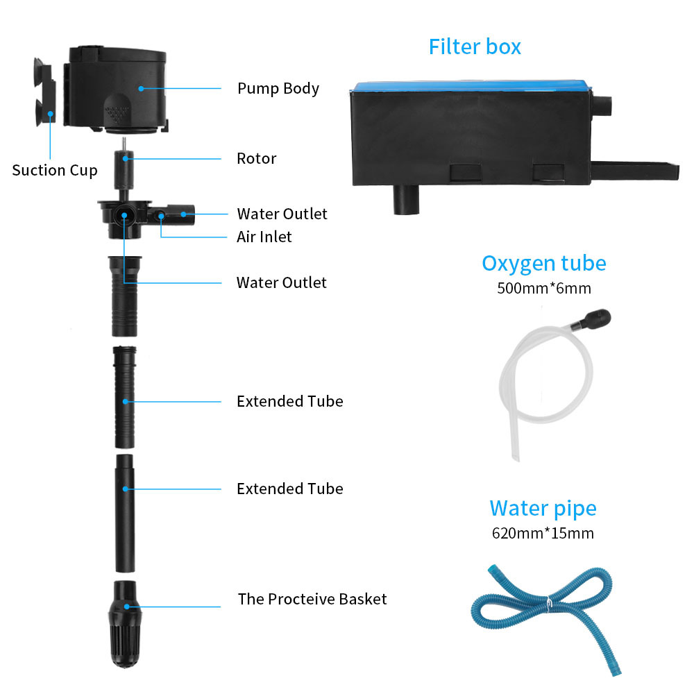 3in1 üst filtre akvaryum dalgı - Marine Aquarium Overflow Box incelemesi ve fiyatı
