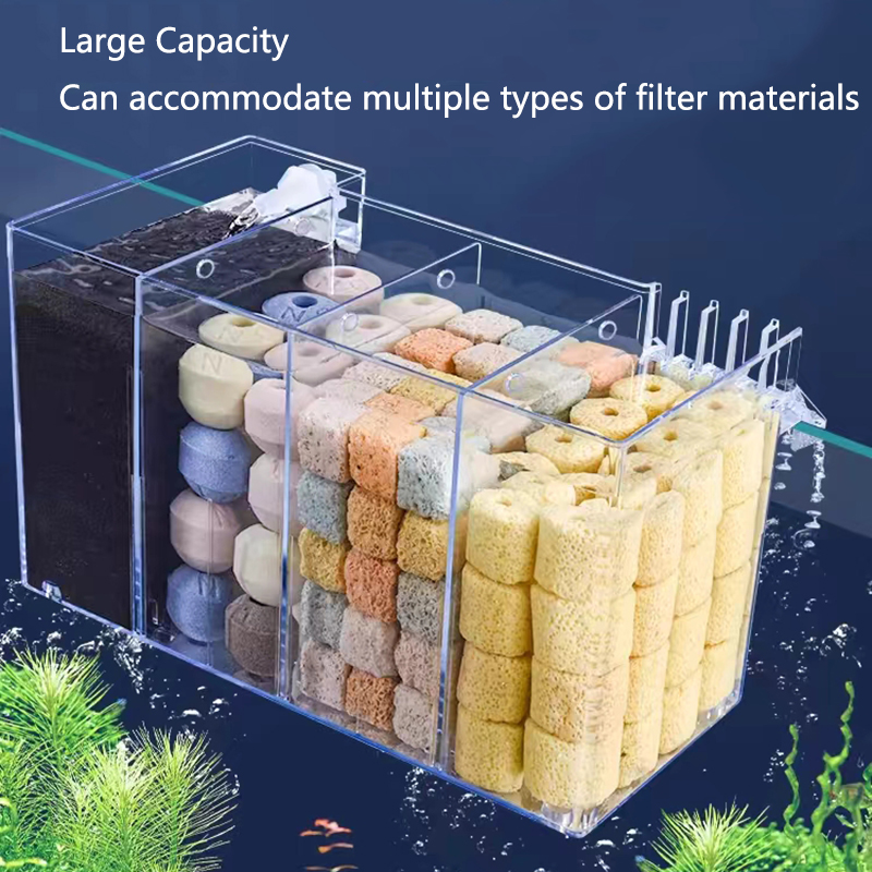 Balık tankı dış filtre kutusu  - Marine Aquarium Overflow Box incelemesi ve fiyatı