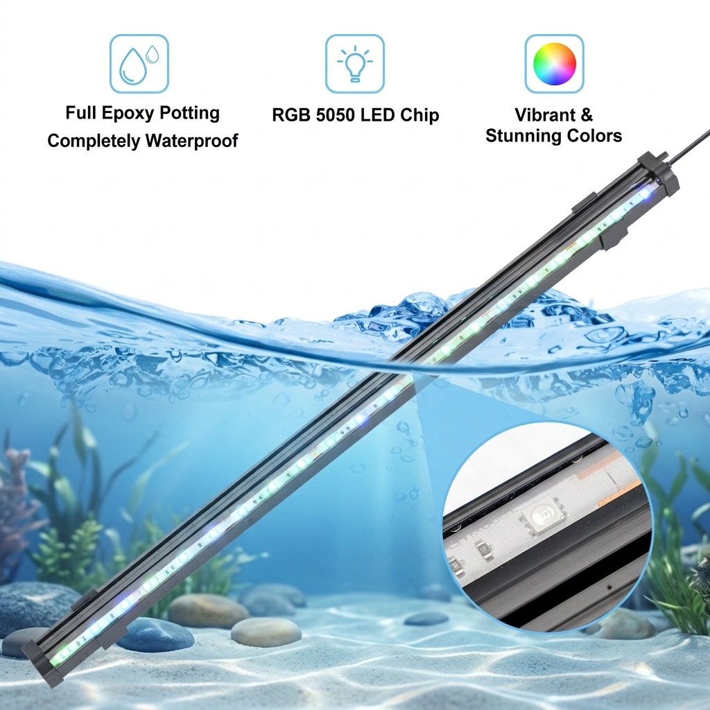 USB LED Akvaryum Hava Kabarcığ - Aquarium Marine Lights incelemesi ve fiyatı