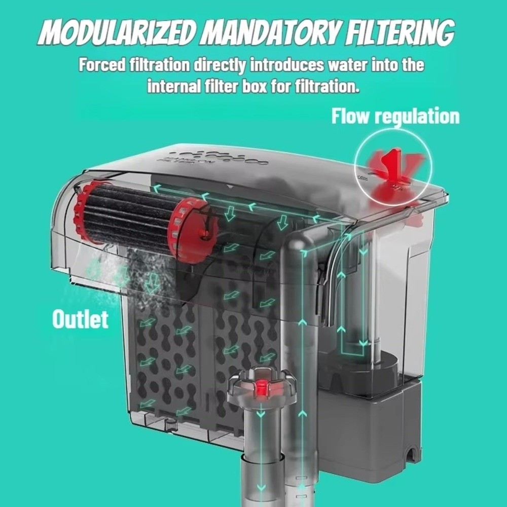 3'ü 1 Arada Balık Tankı Filtre - Marine Aquarium Overflow Box incelemesi ve fiyatı