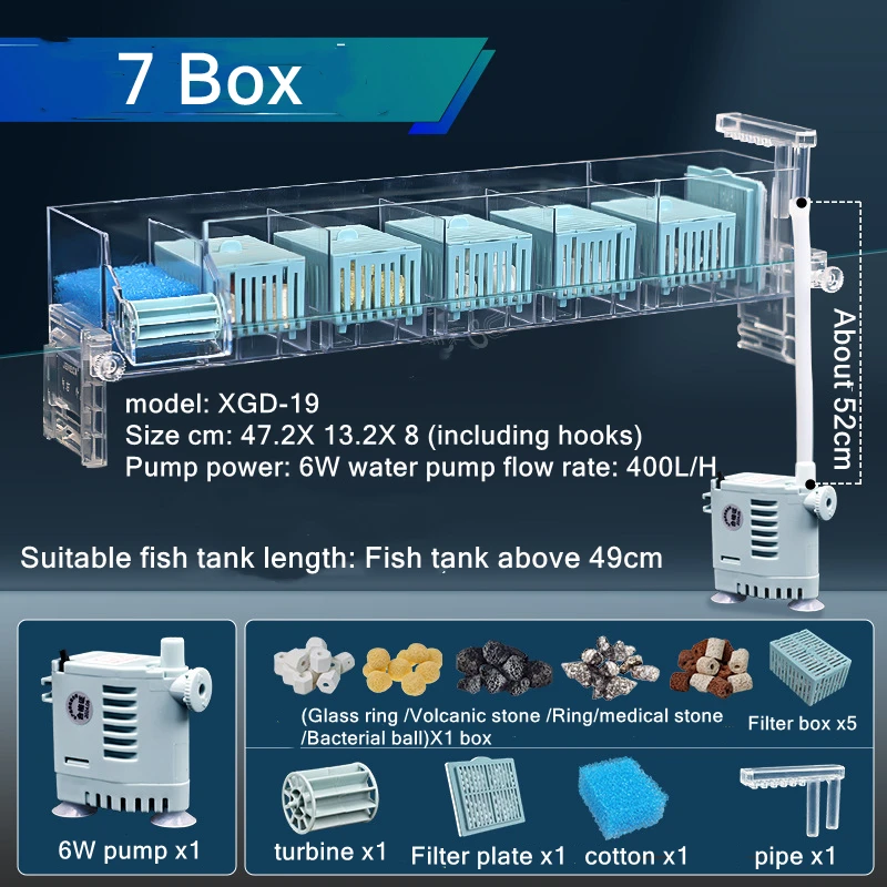 220V Akvaryum Duvara Monte Şel - Marine Aquarium Overflow Box incelemesi ve fiyatı